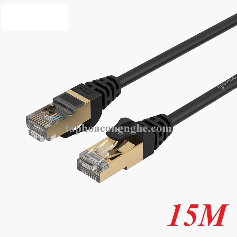 Orico 95863 PUG-C7-150-BK cat7 nhanh 10 gigabit 15m màu đen Cáp mạng 30095863